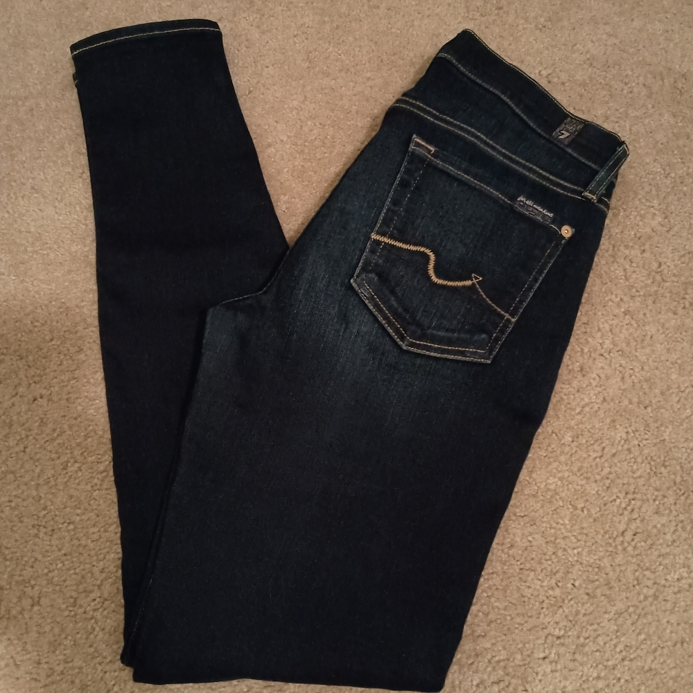7 Seven For All Mankind Gwenevere Jeans 27 Womens‎ Classic Preppy Western Y2K